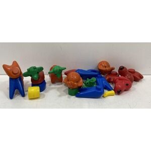 Vintage Tupperware Zoo-It-Yourself animal building‎ toy lot from the 1970s.